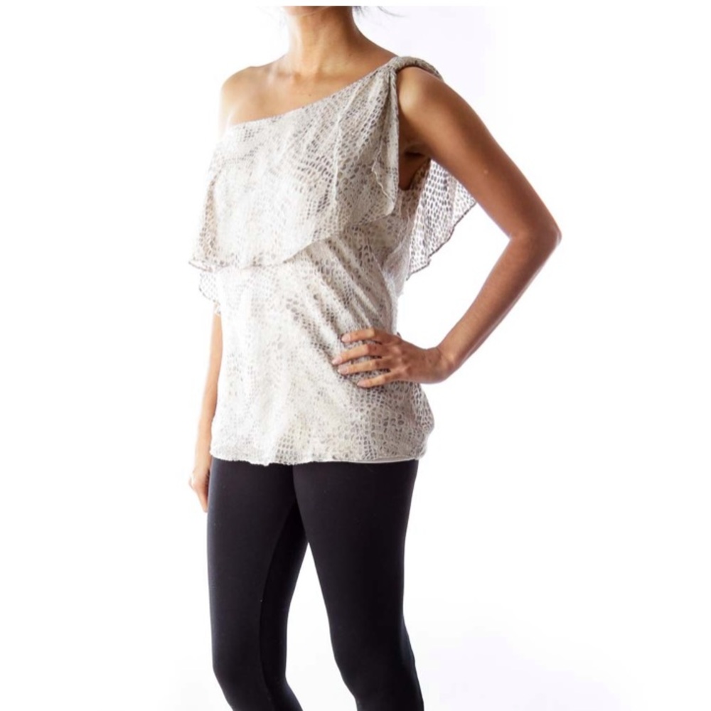 WHBM flutter sleeve Blouse